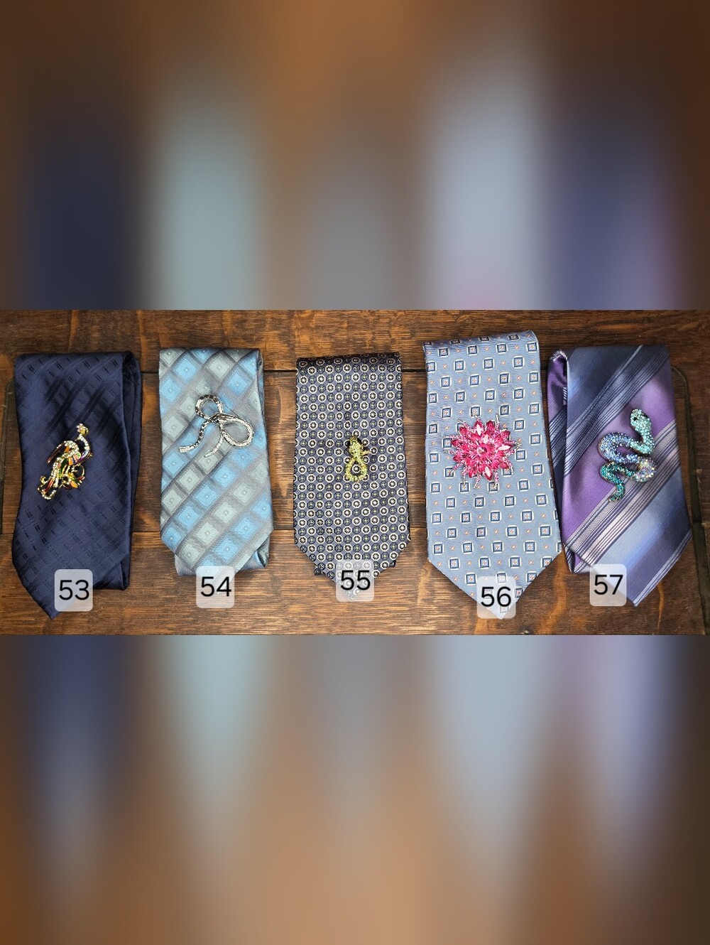 MADE TO ORDER Ladies Custom Ties Upcycled From Mens Ties - Picture 13 of 16